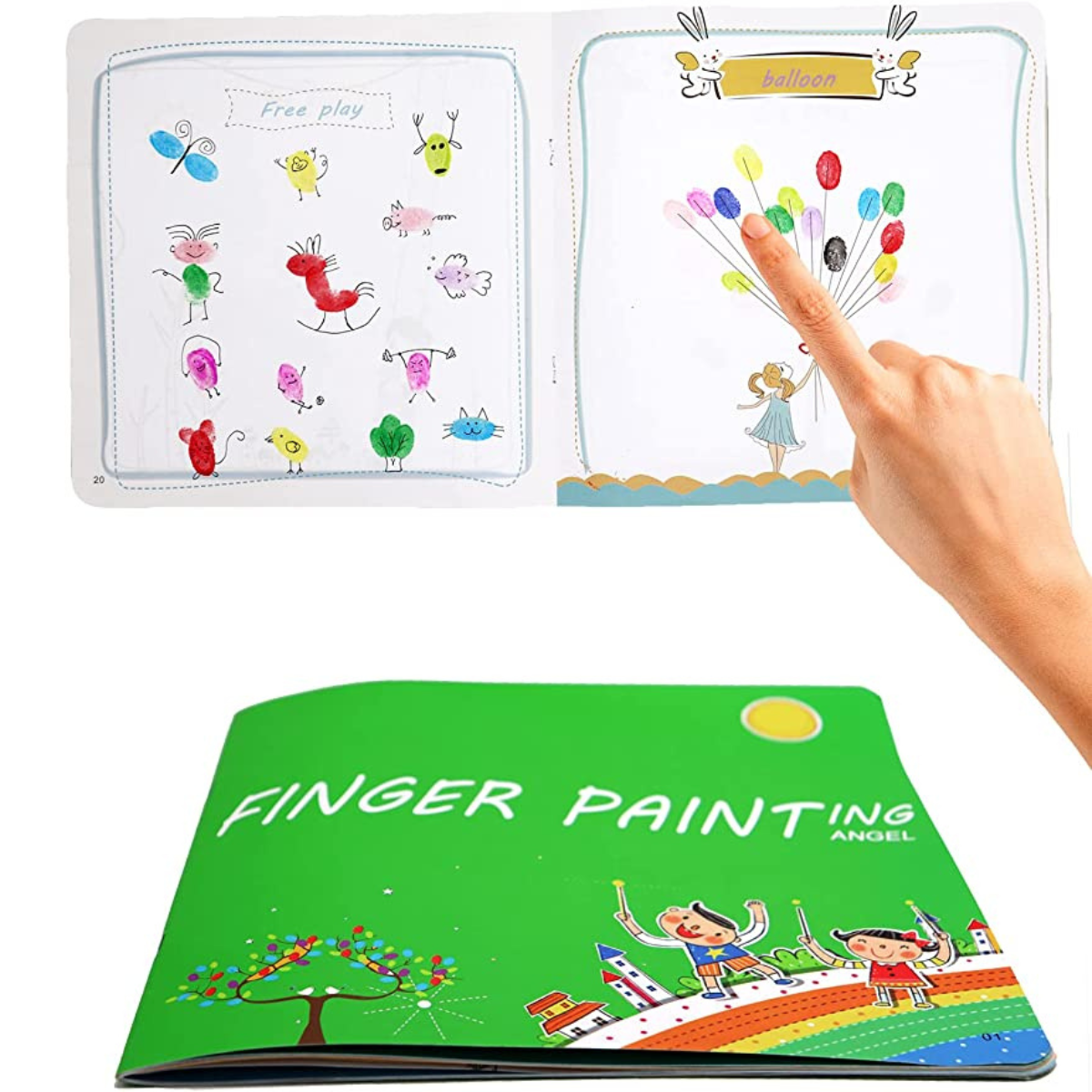 Vibrant Finger Paint Set for Endless Creative Fun