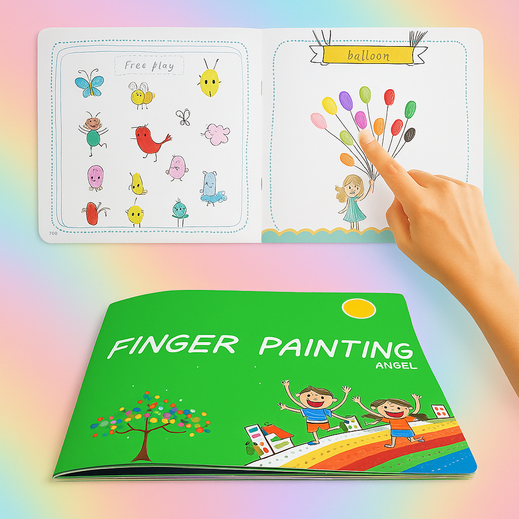 Vibrant Finger Paint Set for Endless Creative Fun