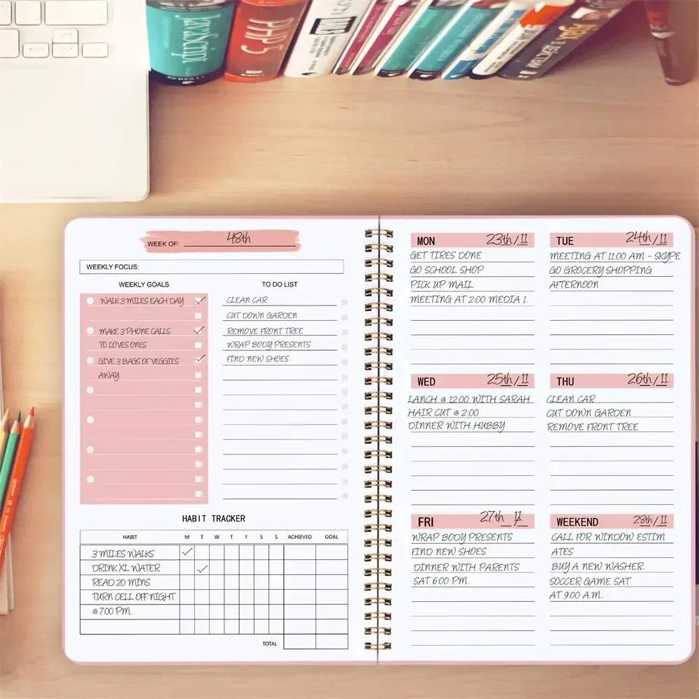 Weekly Planner Non-Dated