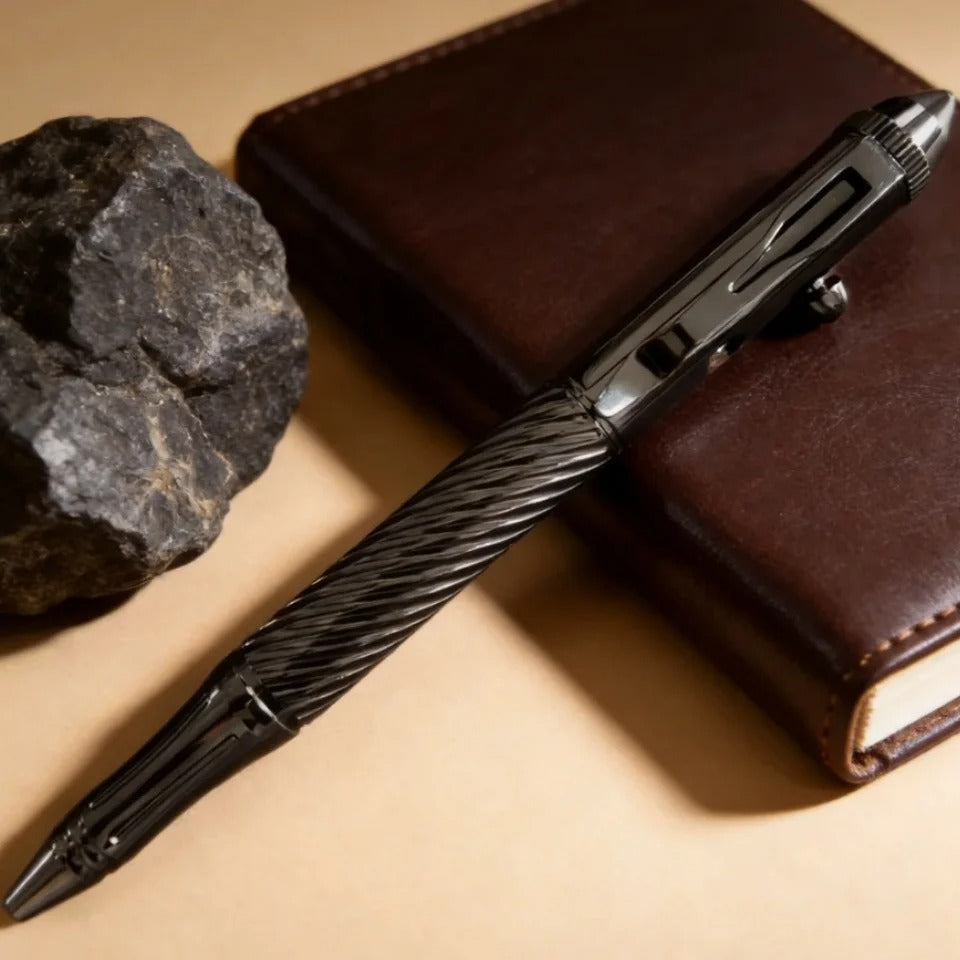 Heavy Metal Brass Pen Stylish Metal Writing Instrument