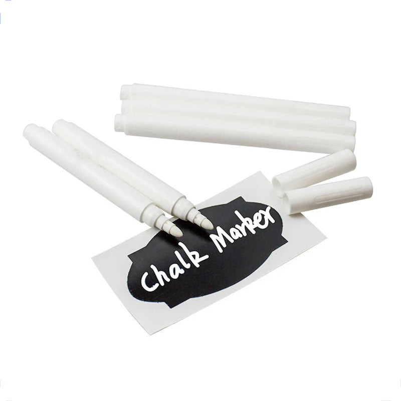 Chalk Marker Set - Erasable Pens for Glass & Chalkboards