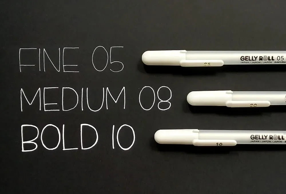 Japanese Gel Pen Trio Set