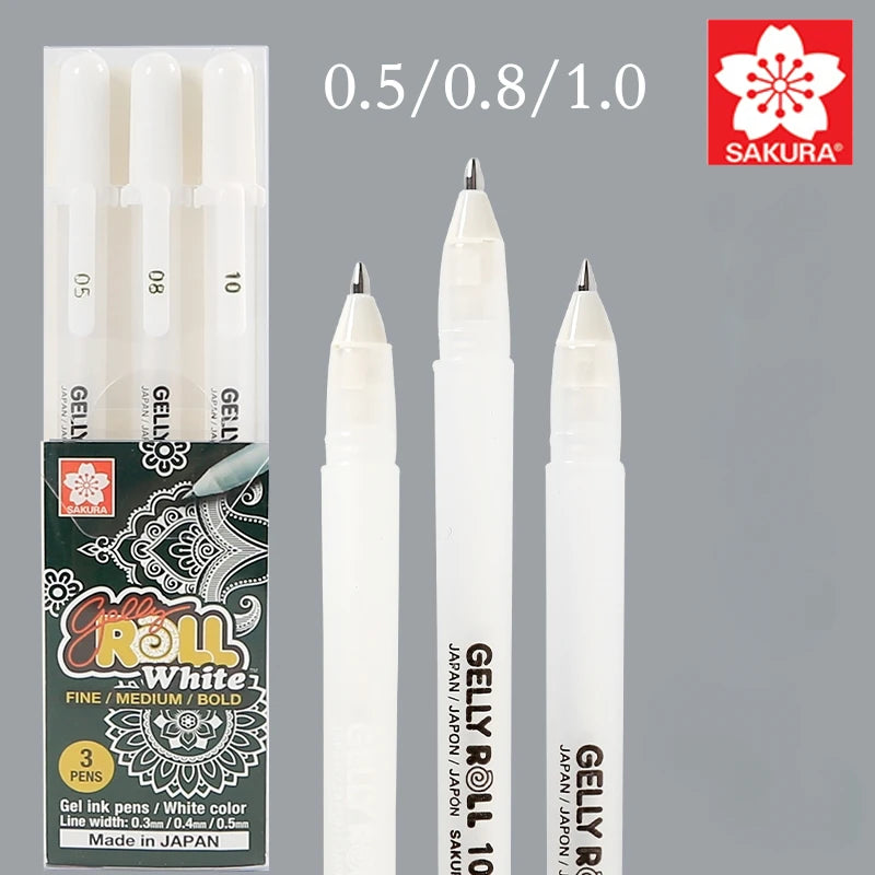 Japanese Gel Pen Trio Set