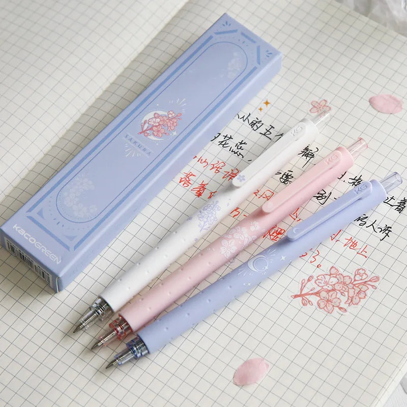 Kawaii Sakura Gel Pen Set