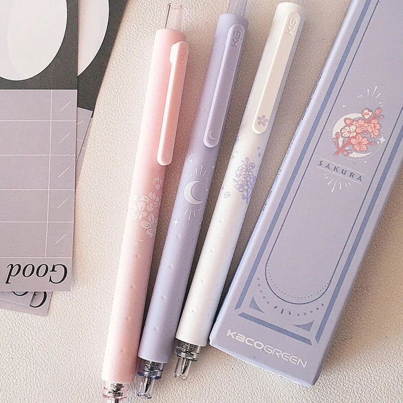 Kawaii Sakura Gel Pen Set