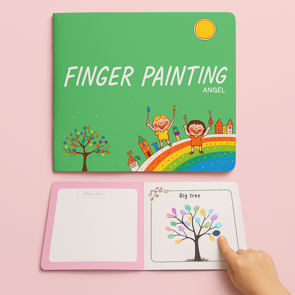 Vibrant Finger Paint Set for Endless Creative Fun