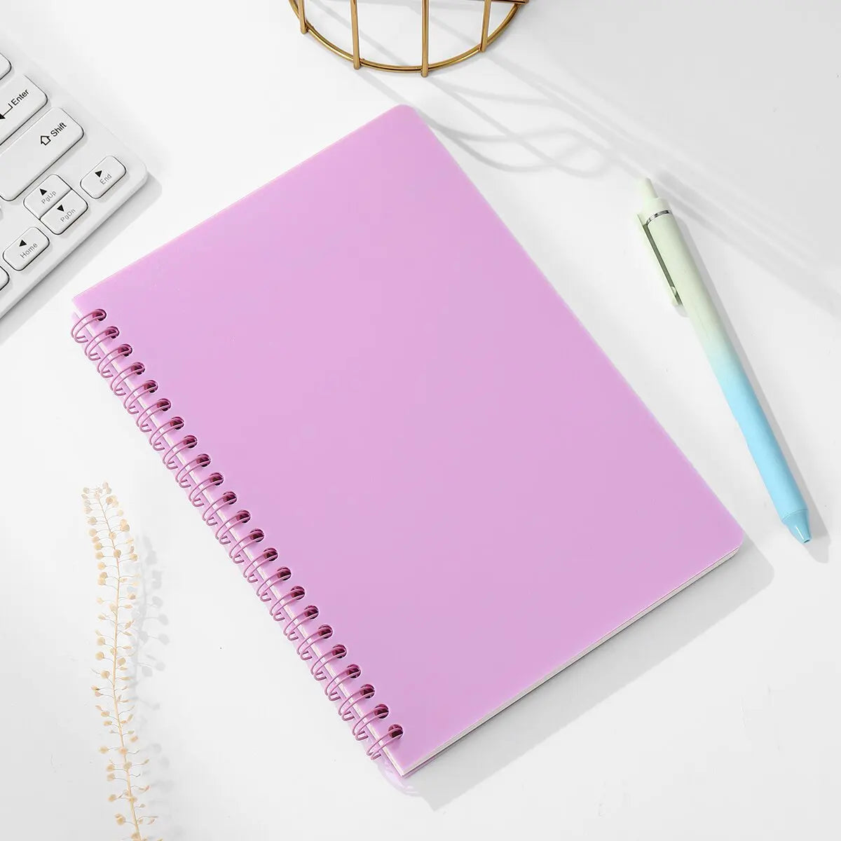 Thick Lined Spiral Notebook