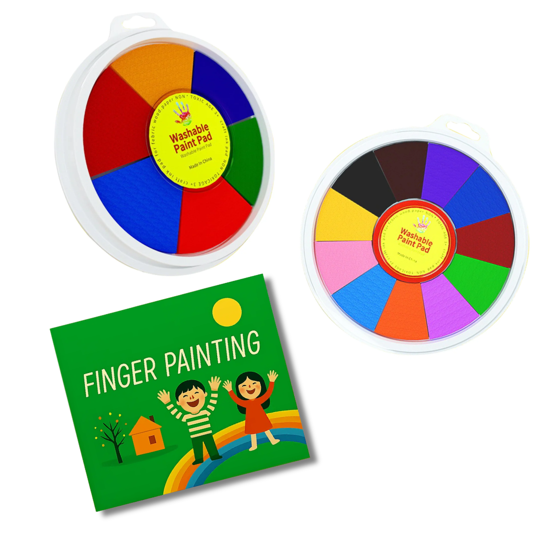 Vibrant Finger Paint Set for Endless Creative Fun