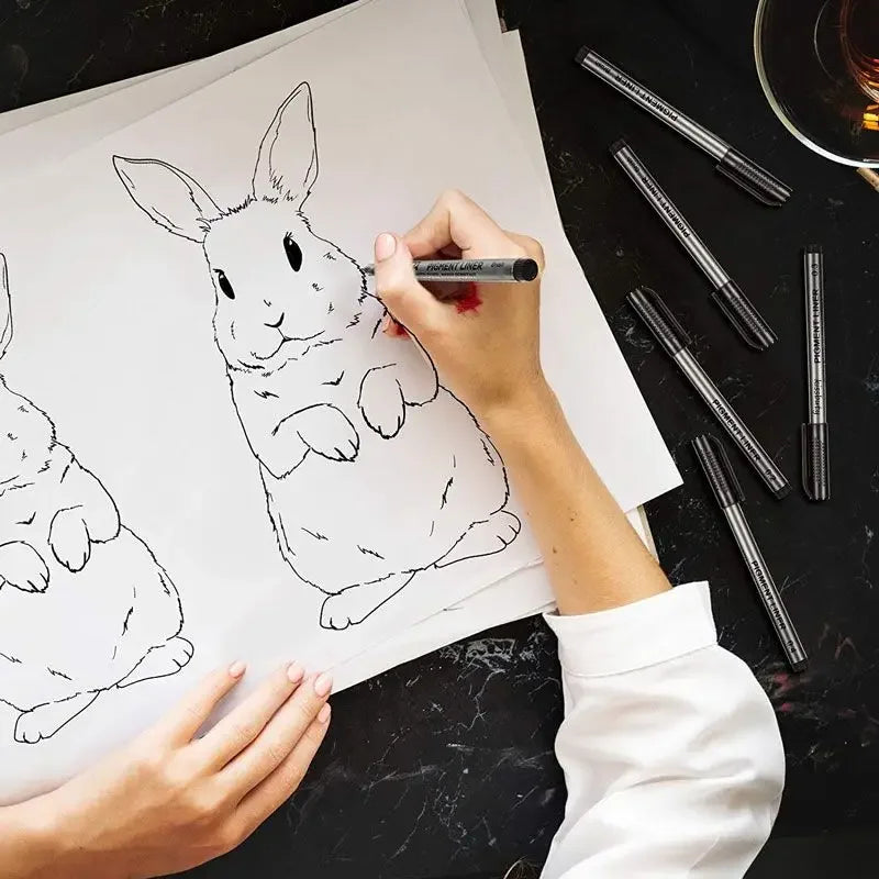 Pigment Liner Micron Ink Marker Set