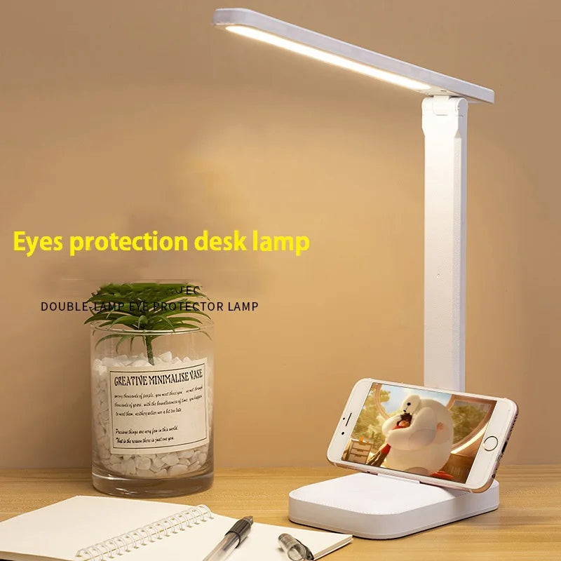 LuminaFlex Foldable Touch Desk Lamp