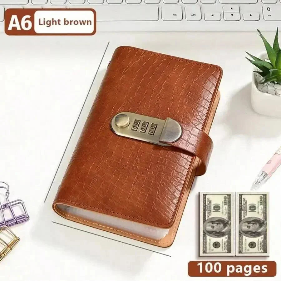 Money Saving Binder With 3-Digit Combination Lock