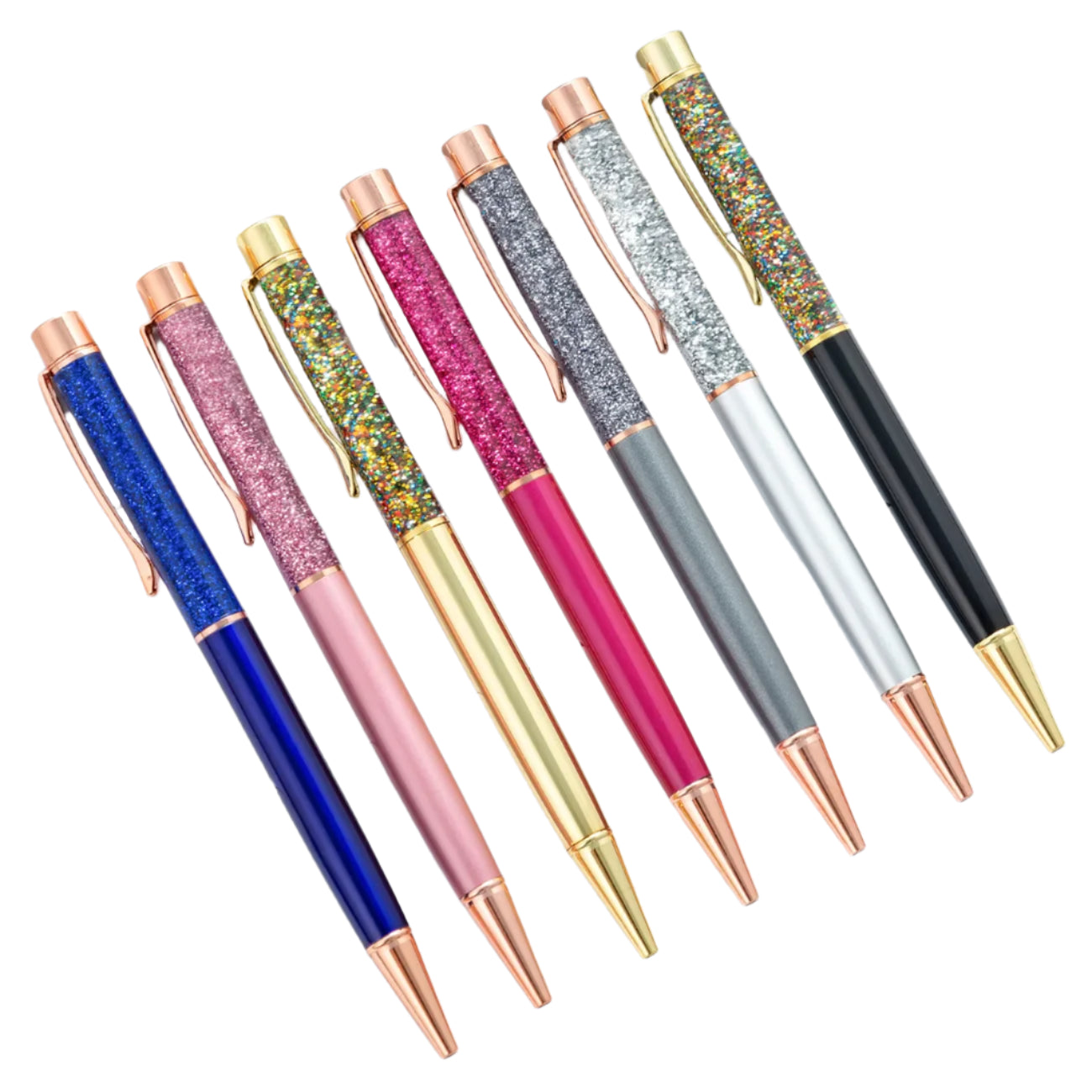 Oil Metal Glitter Ballpoint Pen