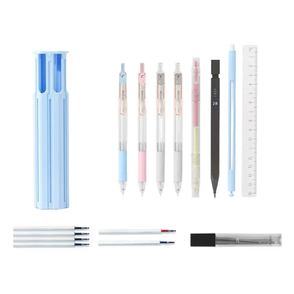 Hexagonal Pen Organizer With One-Hand Opening