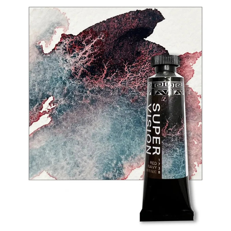 Layered Mineral Watercolor Paint