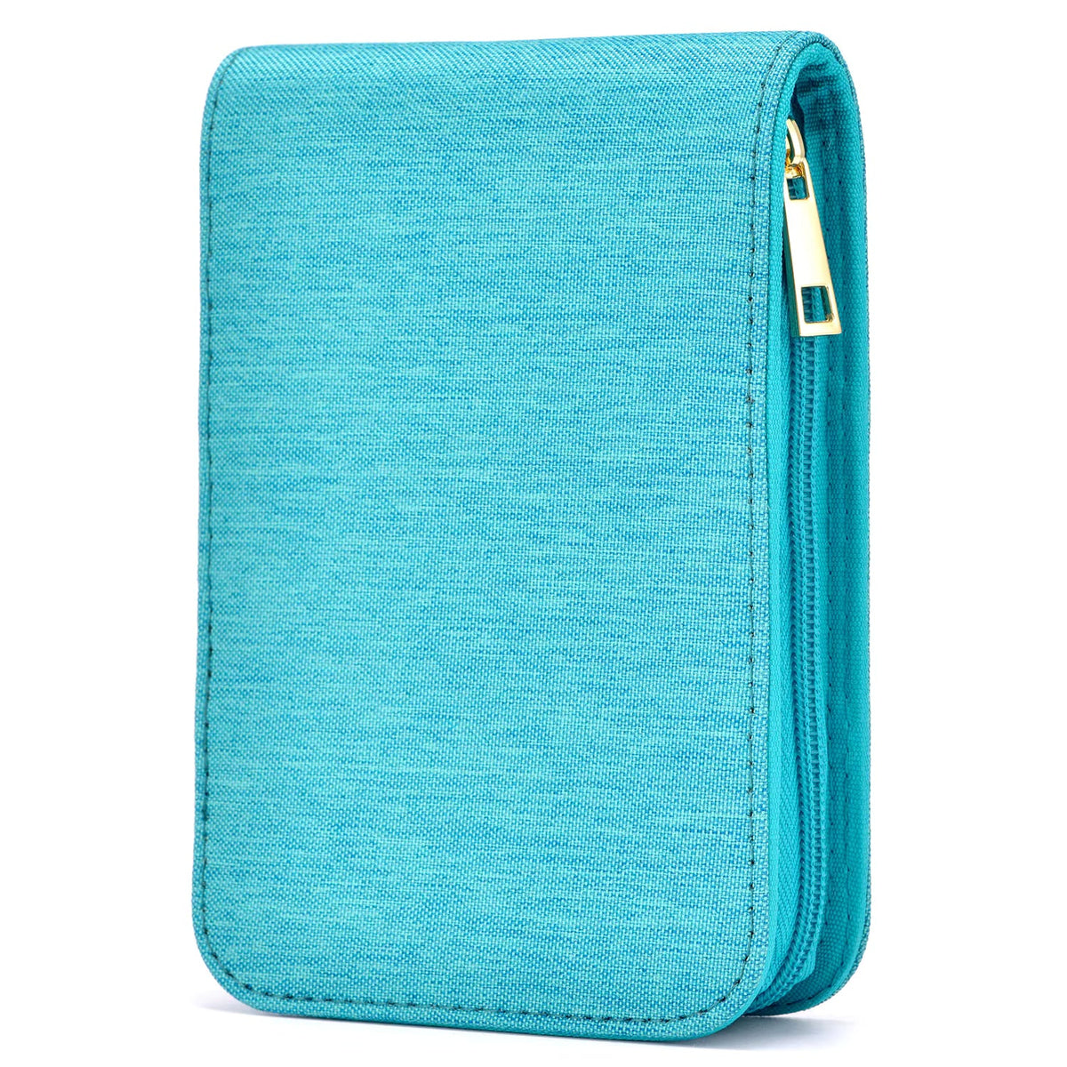 12-Pen Case With Protective Divider Black Brown Or Blue