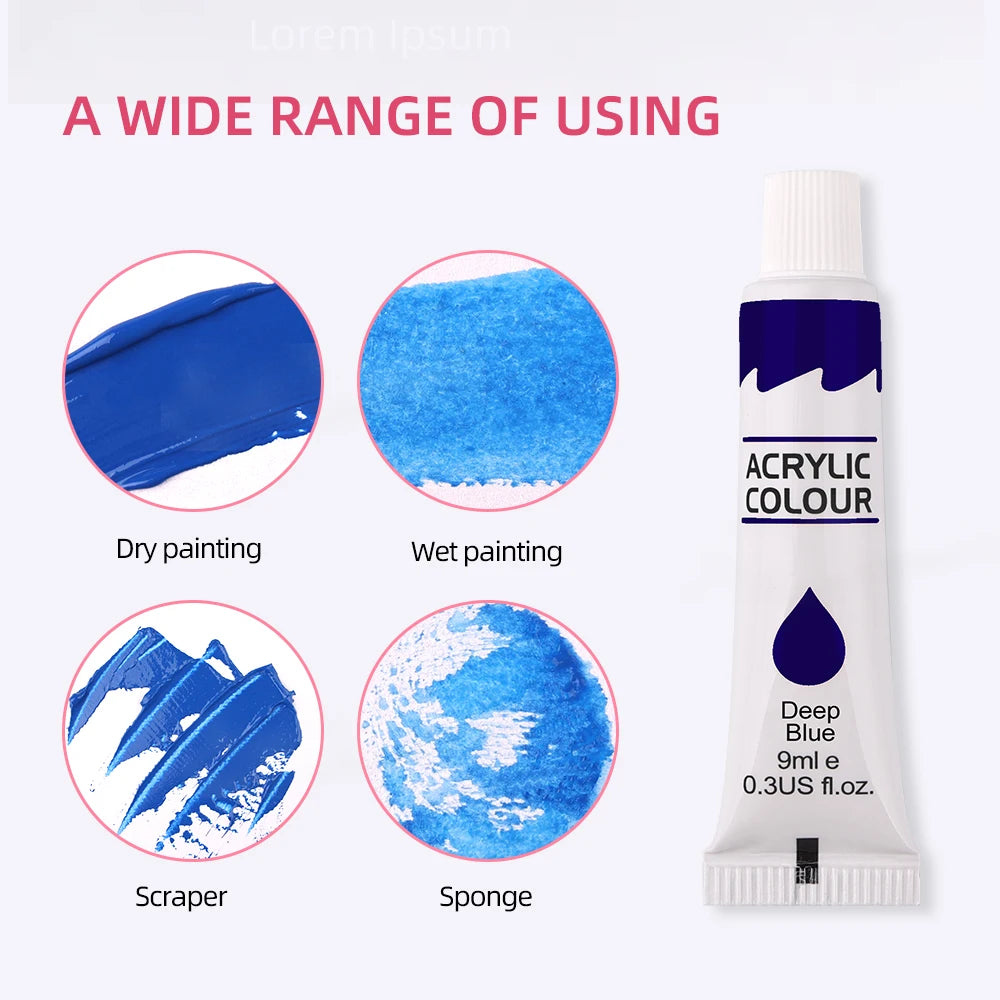 Acrylic Paint Set – 12 colors