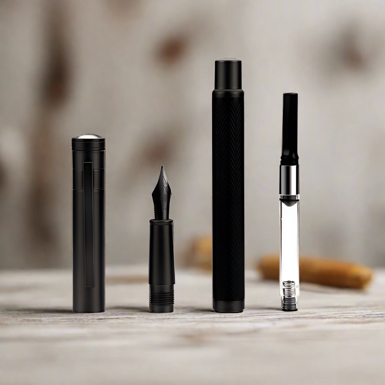 Black Forest Titanium Fountain Pen