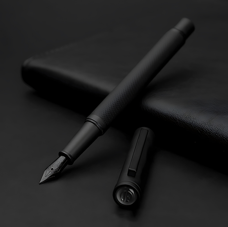 Black Forest Titanium Fountain Pen