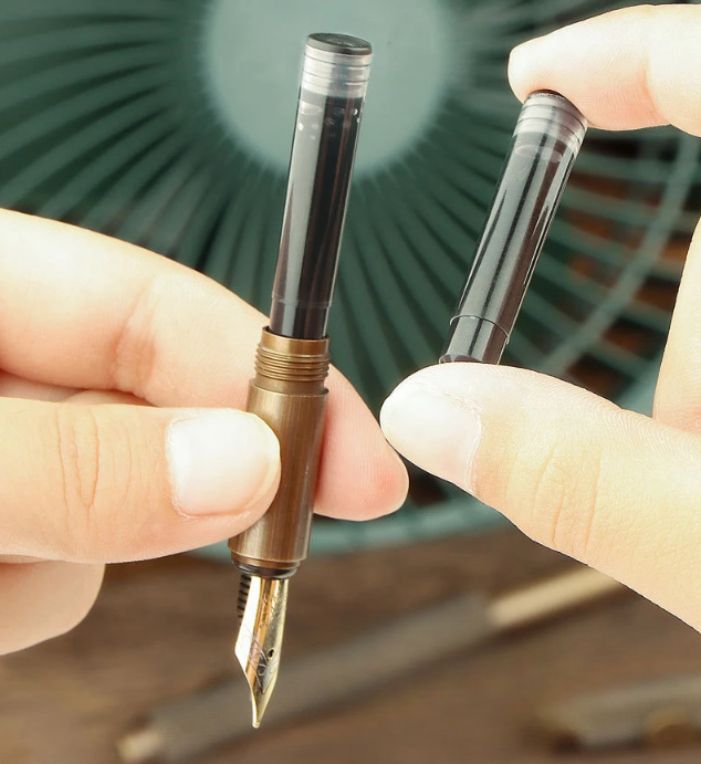 Nebula Vintage Brass Fountain Pen