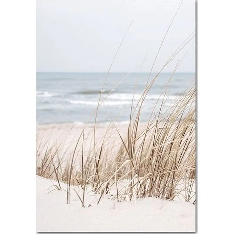 Beach Landscape Paint by Numbers Kit – Relaxing DIY Oil Painting for Adults