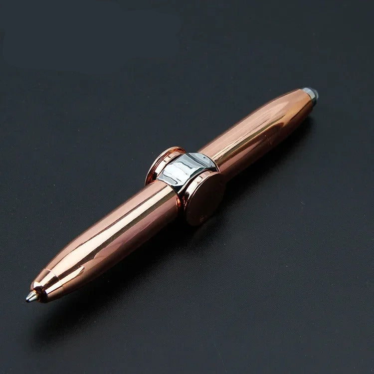 LED Spinner Metal Ballpoint Pen