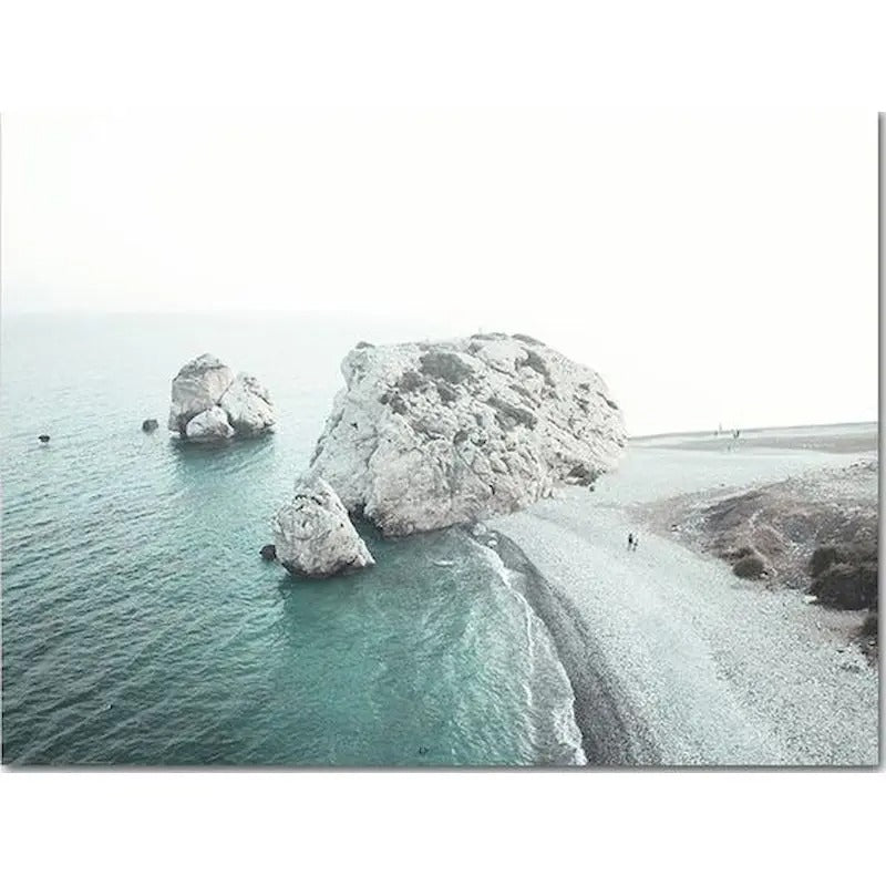 Beach Landscape Paint by Numbers Kit – Relaxing DIY Oil Painting for Adults
