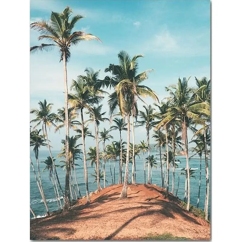 Beach Landscape Paint by Numbers Kit – Relaxing DIY Oil Painting for Adults