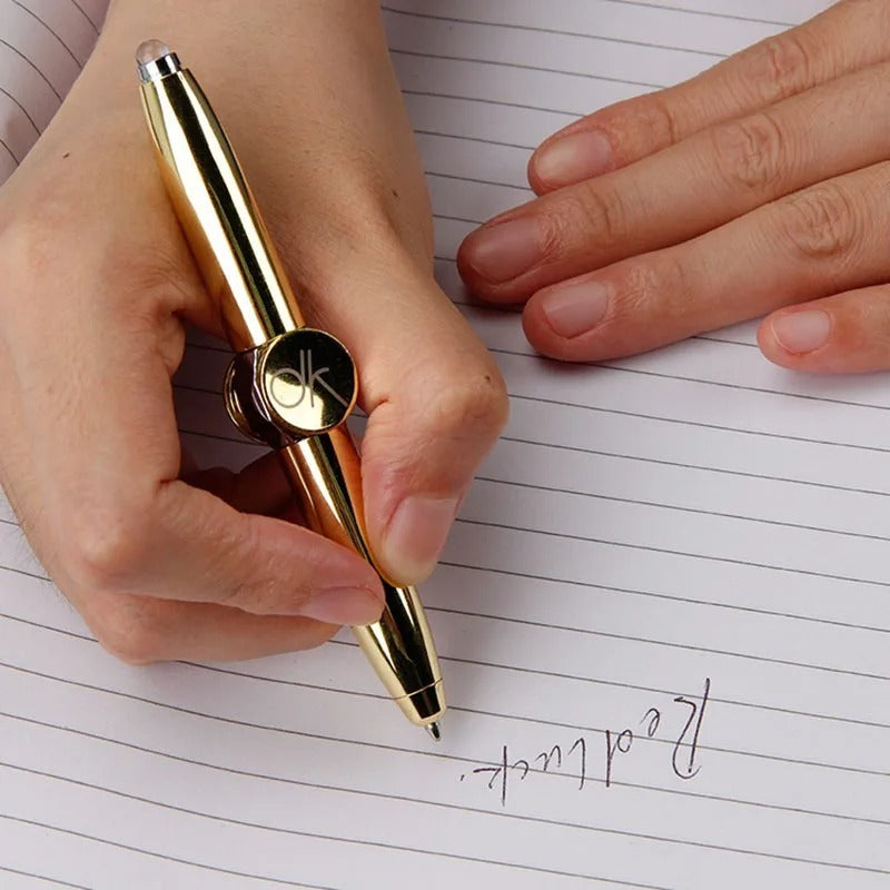 LED Spinner Metal Ballpoint Pen