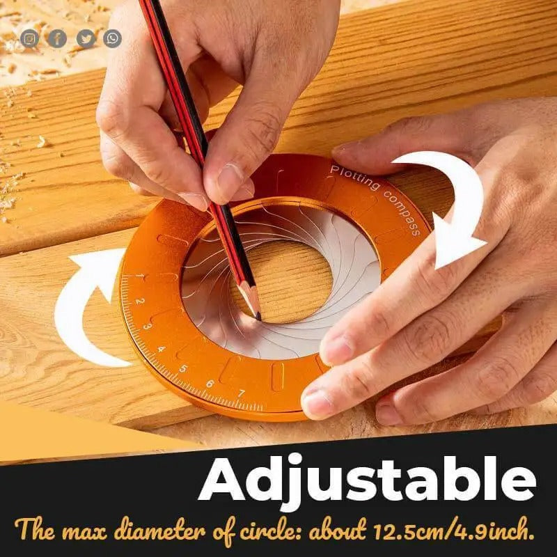 CircleMaster Adjustable Circle Drawing Tool
