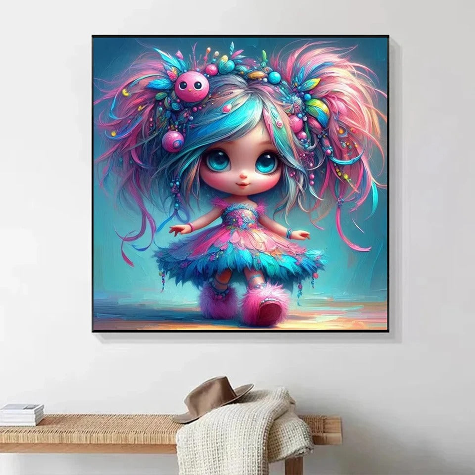5D Diamond Painting Kit - Cartoon Kid