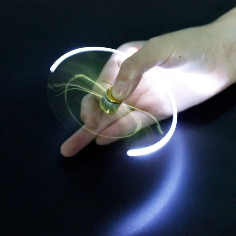 LED Spinner Metal Ballpoint Pen