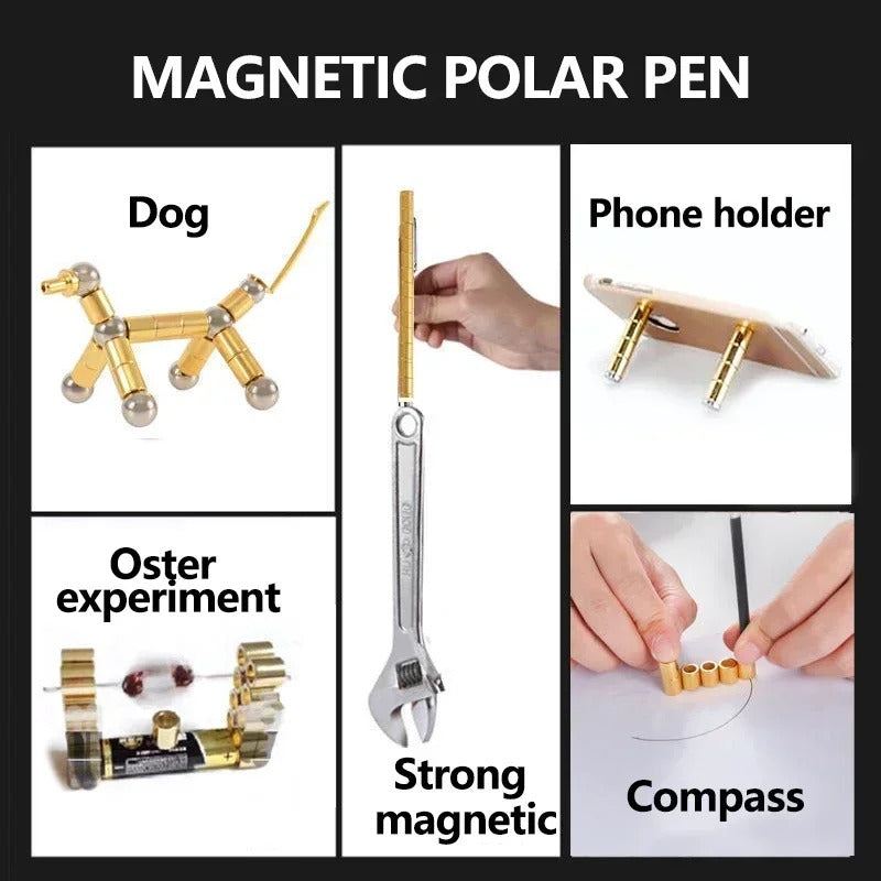 Magnetic Fidget Gel Pen – Write. Build. Decompress.