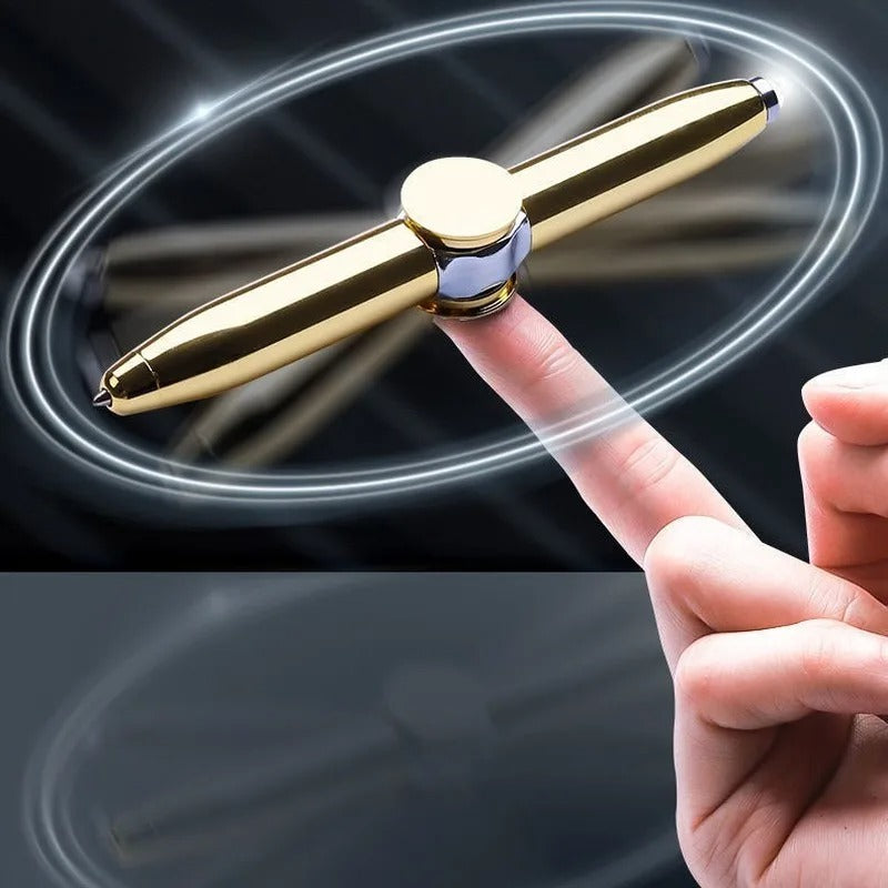 LED Spinner Metal Ballpoint Pen
