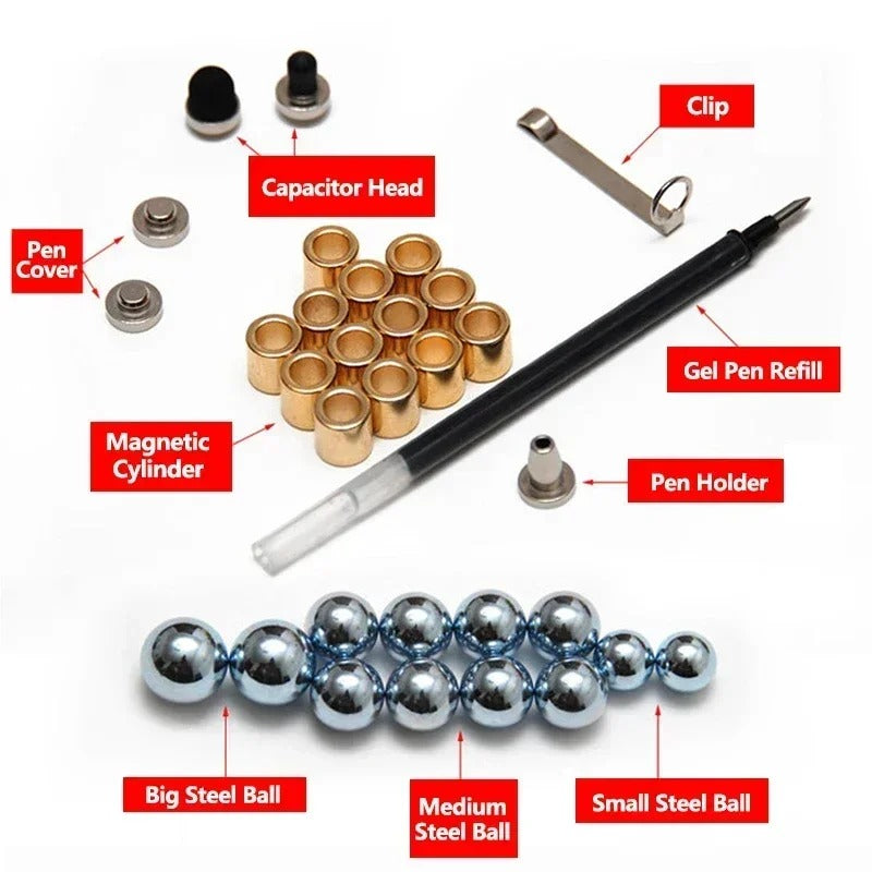 Magnetic Fidget Gel Pen – Write. Build. Decompress.