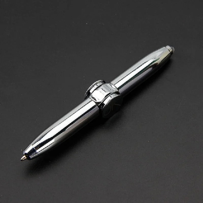LED Spinner Metal Ballpoint Pen