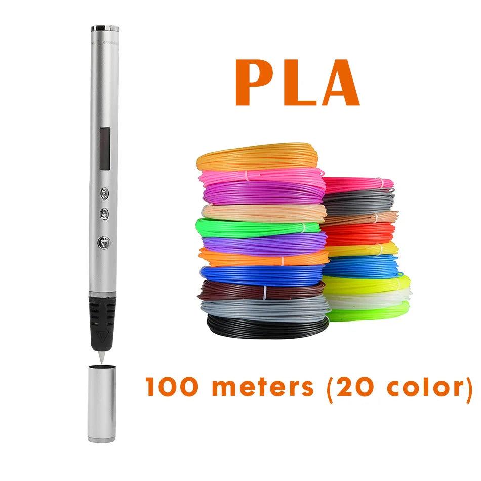 3D Printing Pen with OLED Display