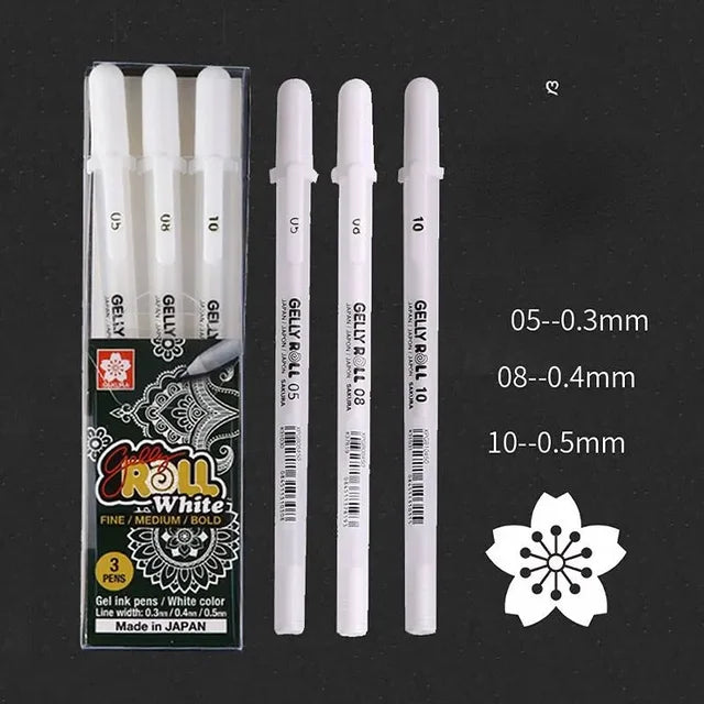 Japanese Gel Pen Trio Set