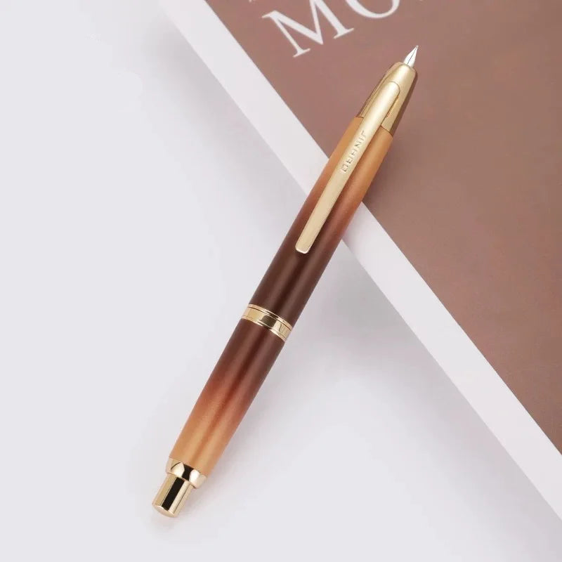 Retractable Metal Fountain Pen