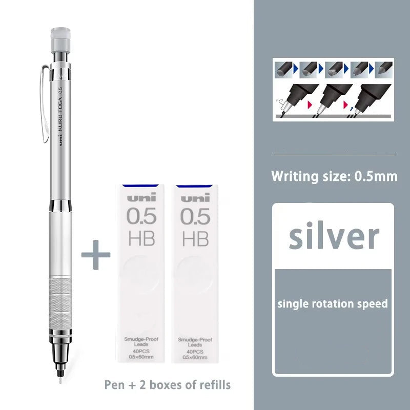 Auto Lead Rotation Mechanical Pencil Set – 0.5mm