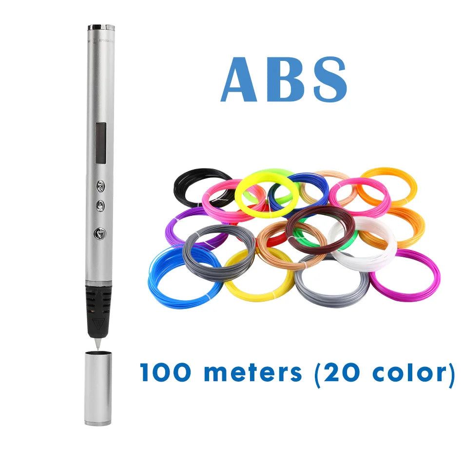 3D Printing Pen with OLED Display