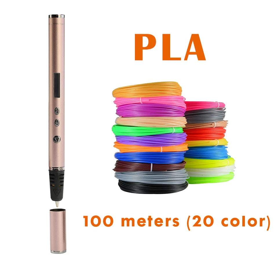 3D Printing Pen with OLED Display