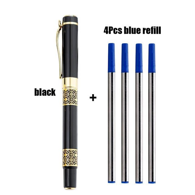 Luxury Ballpoint Pen Set with 4 Refills