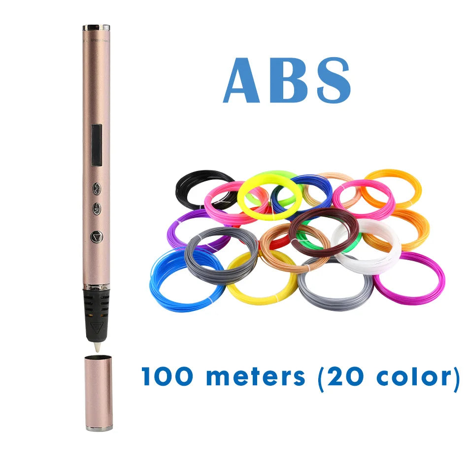 3D Printing Pen with OLED Display