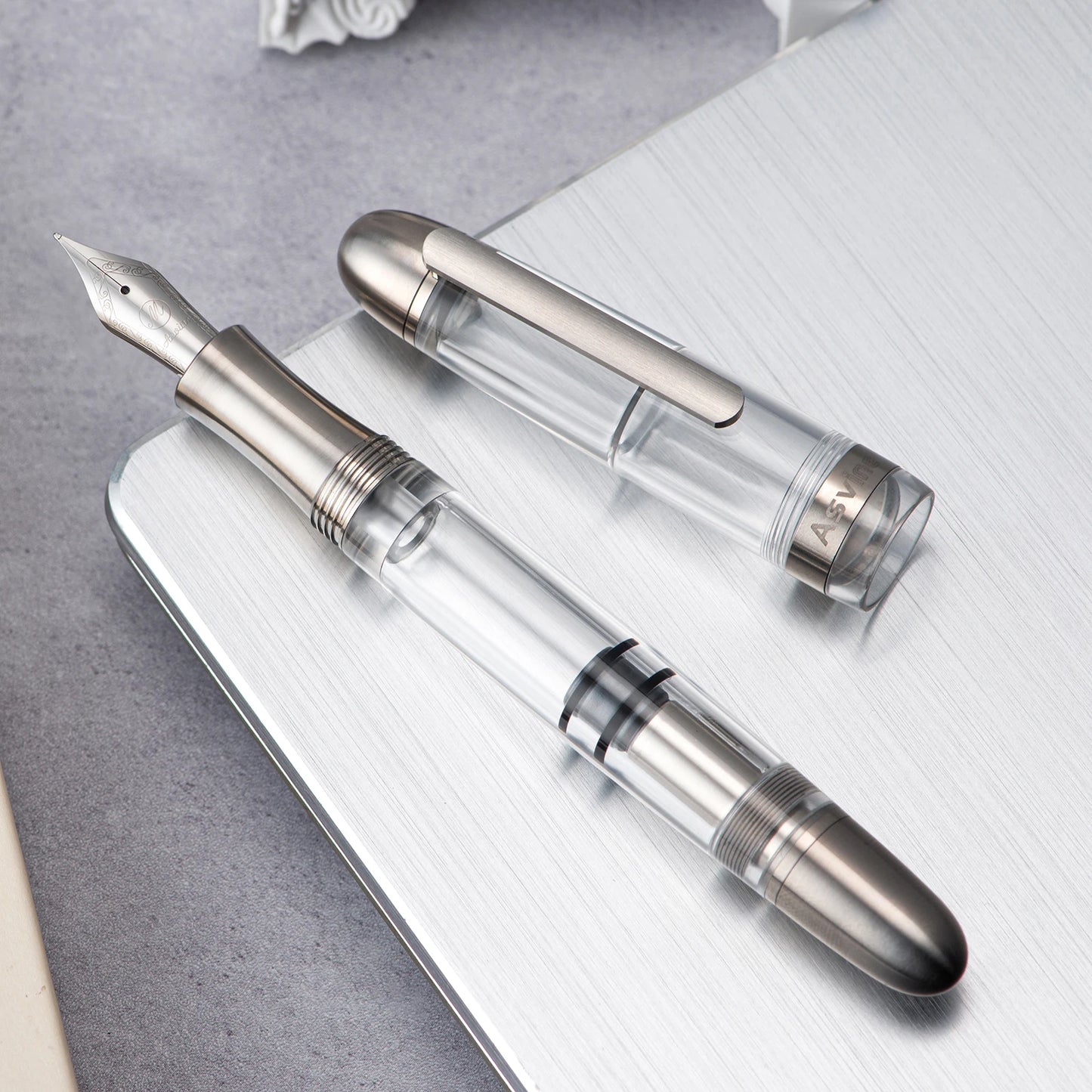Asvine A38 Titanium Fountain Pen
