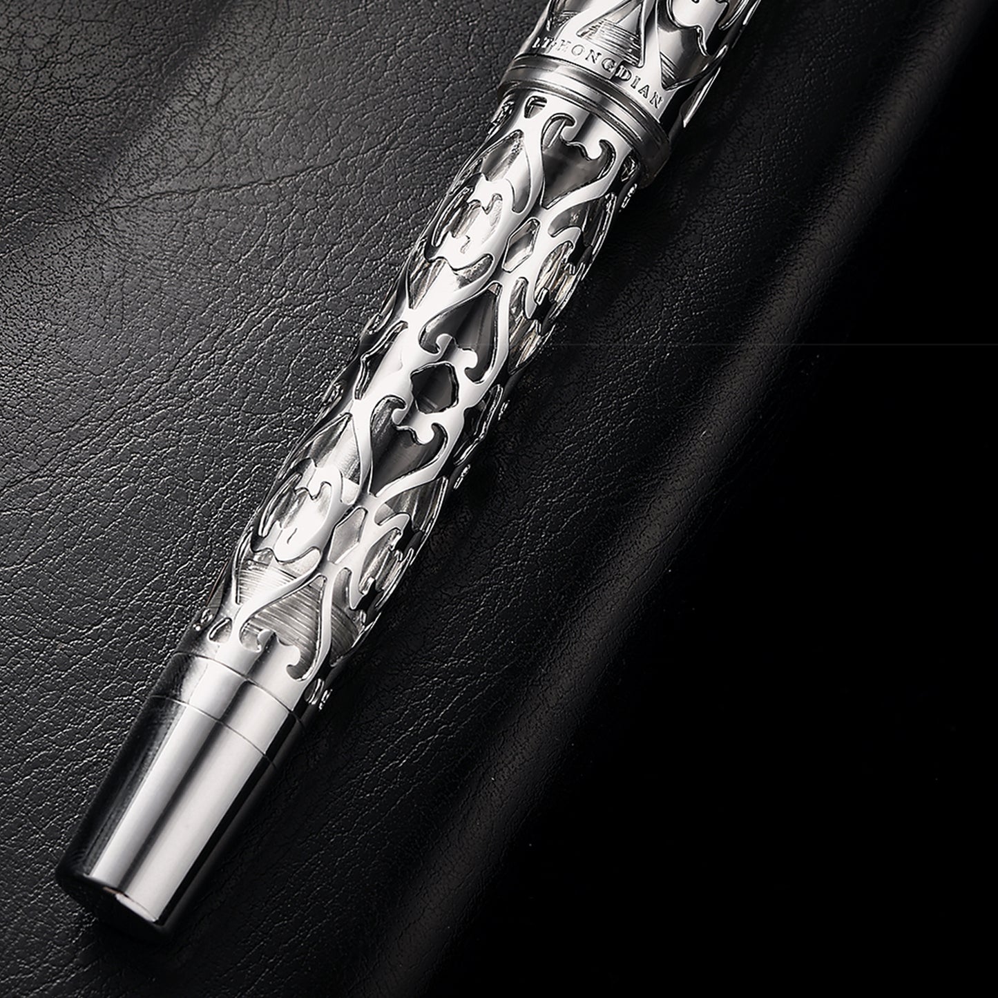 Nebula Chrome Skeleton Fountain Pen