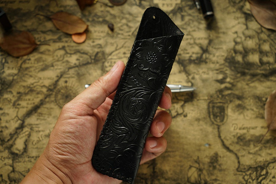 Cowboy Engraved Fountain Pen Satchel