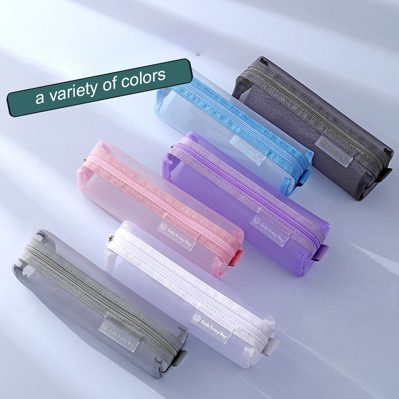 Mesh Transparent Fountain Pen Bag