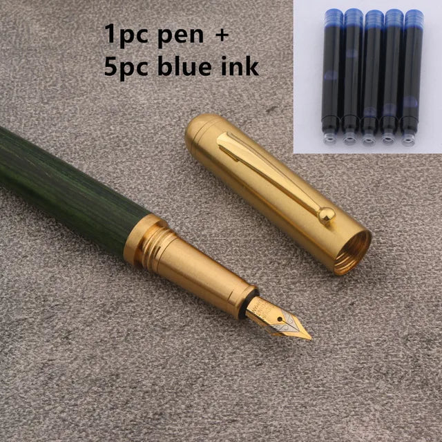 Green Wood Fountain Pen