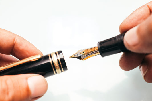 How to Fill a Fountain Pen Using a Converter and Ink Bottle