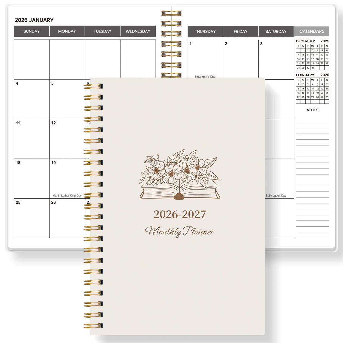 Weekly Planner Spiral A5 Two Year